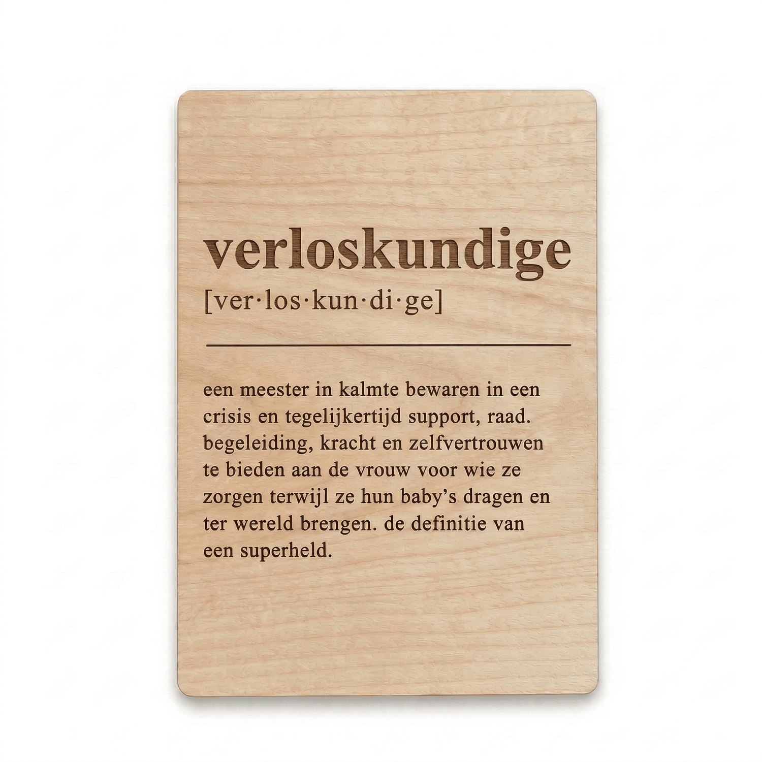 Bedankjes zorgverleners