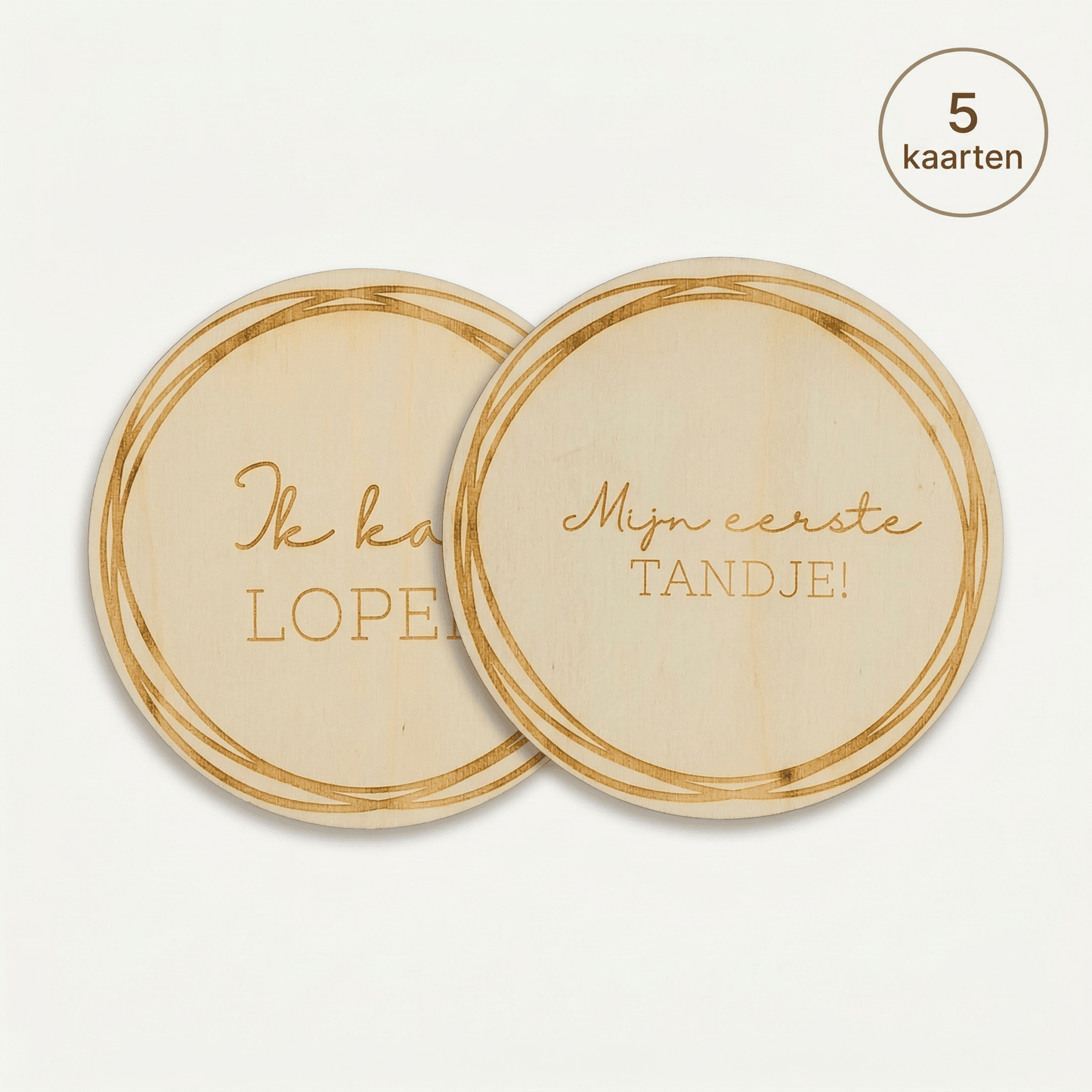 Mijlpaalkaarten van hout - hero - momenten
