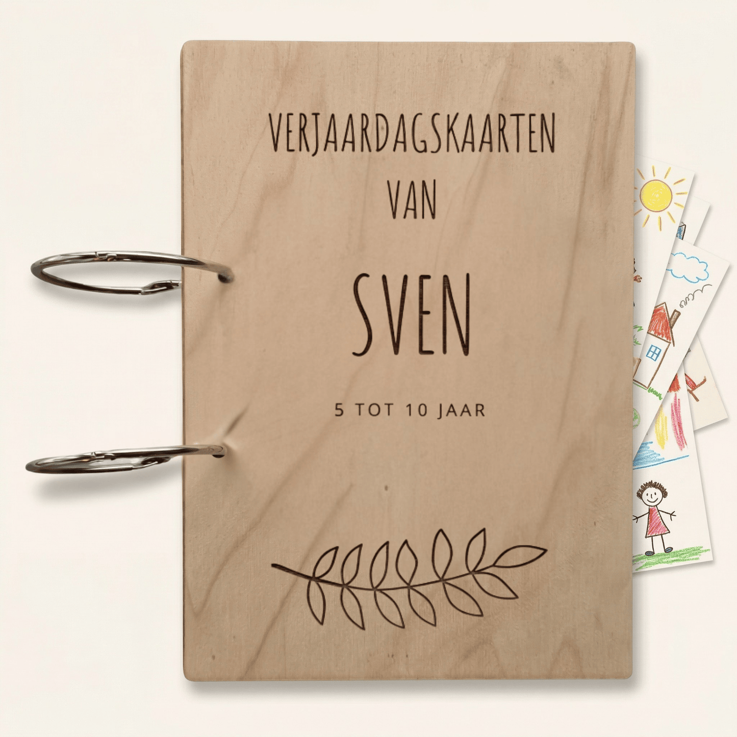 Bewaarmap met eigen ontwerp en 2 RVS ringen