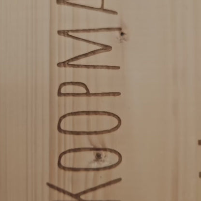 Groeimeter 150cm Steigerhout